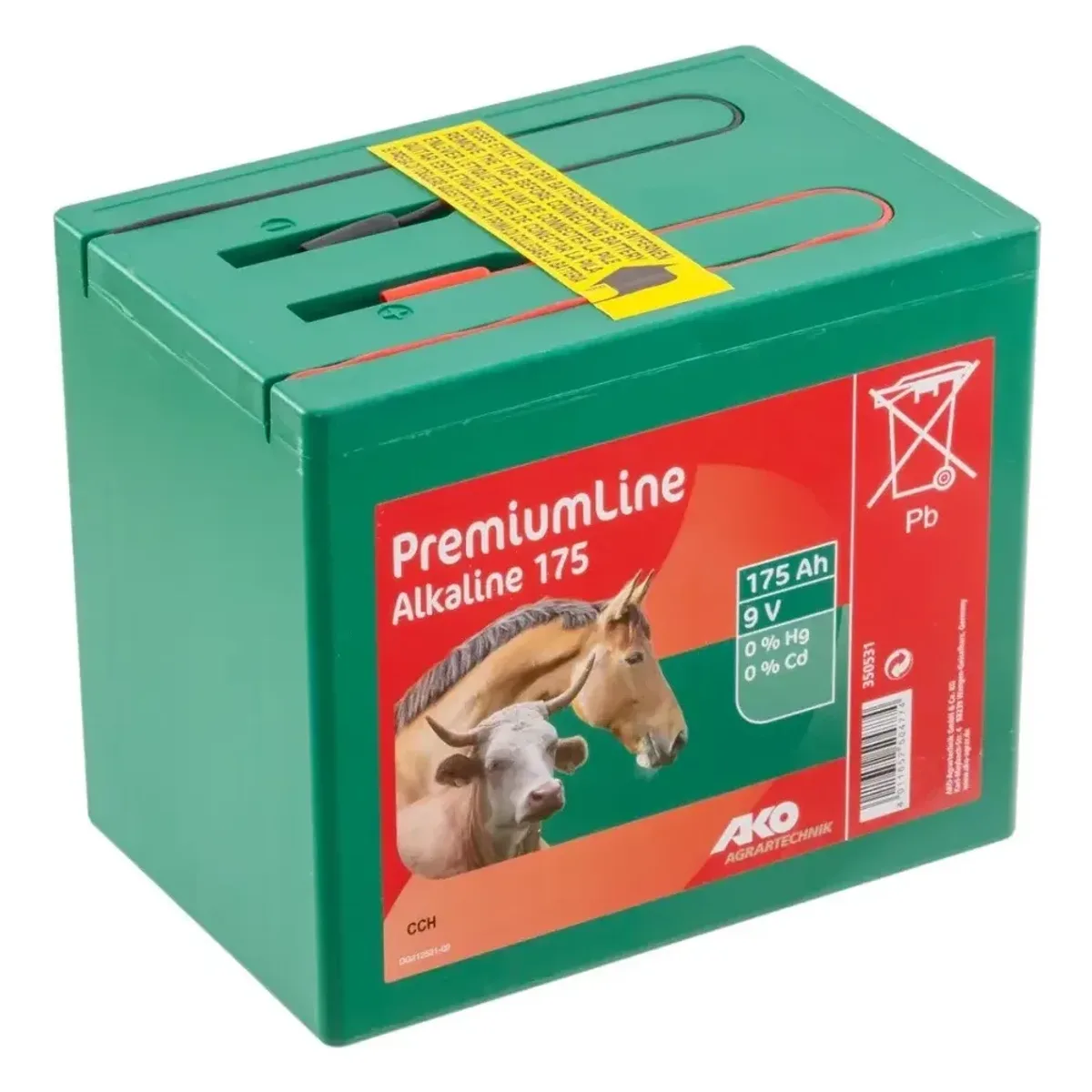 Baterie uscată AKO 9 V, 175 Ah, pentru aparat gard electric
