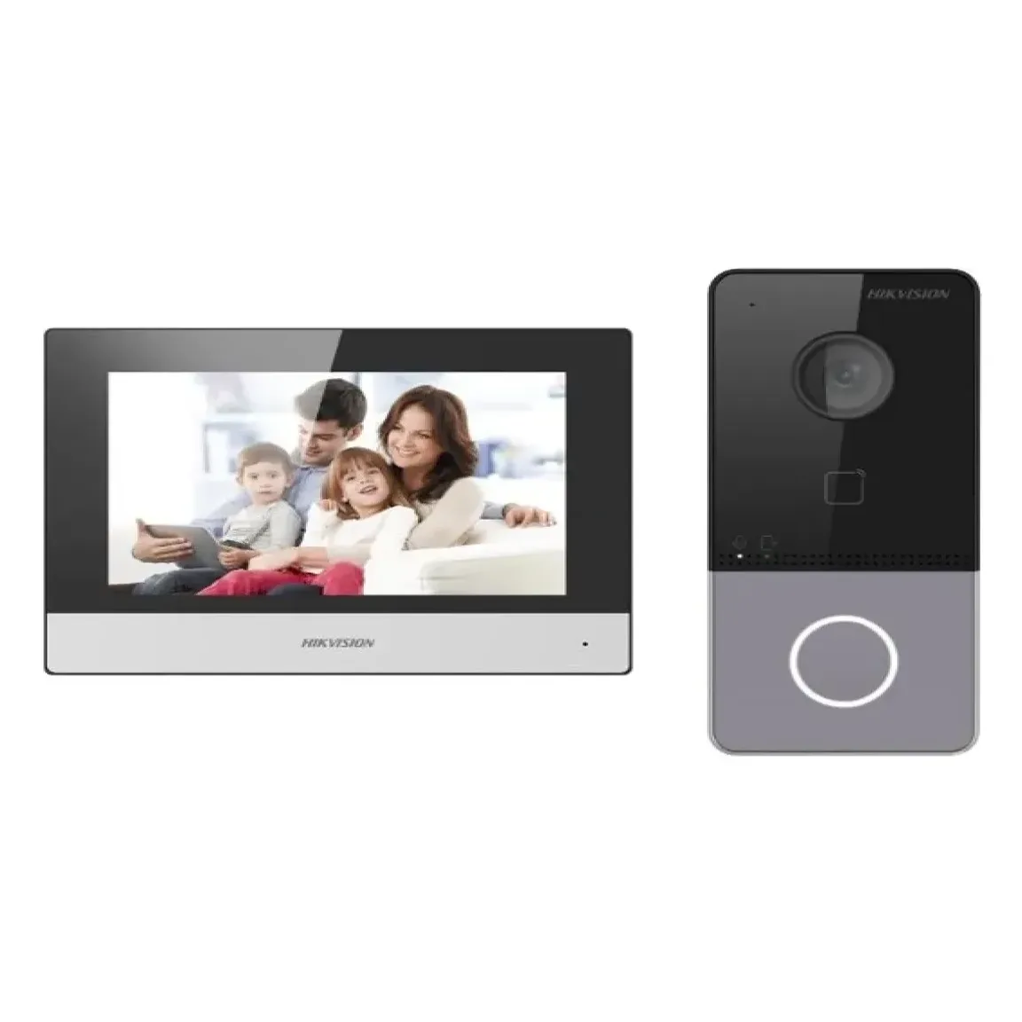 KIT VIDEOINTERFON, MONITOR 7" + POST EXT. 1 BUTON DS-KIS603-P(C)
