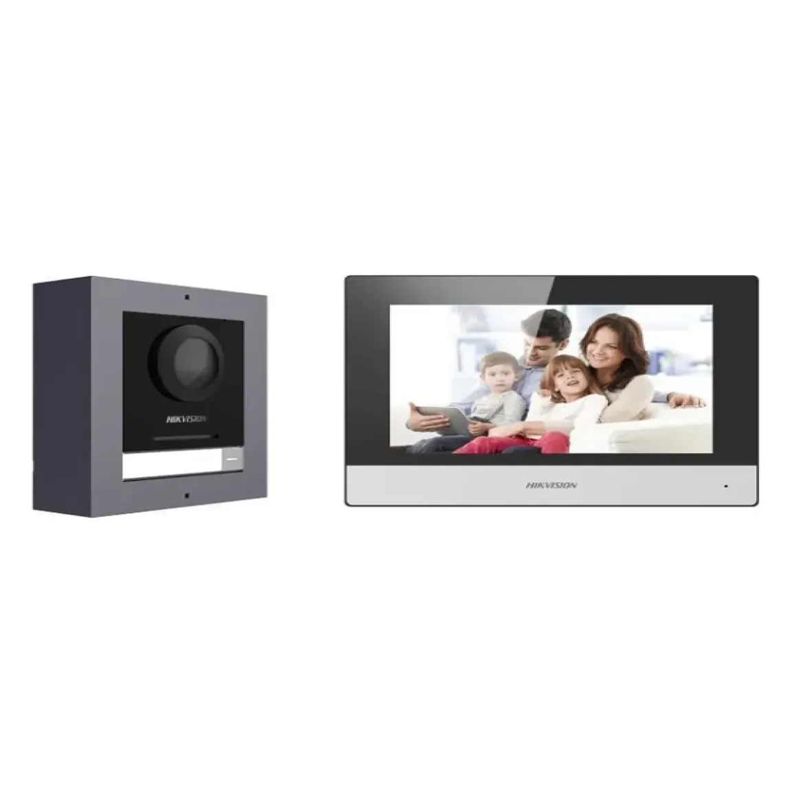KIT VIDEOINTERFONIE Hikvision (CU DS-KD8003-IME1(B)/SURFACE) DS-KIS602(B)
