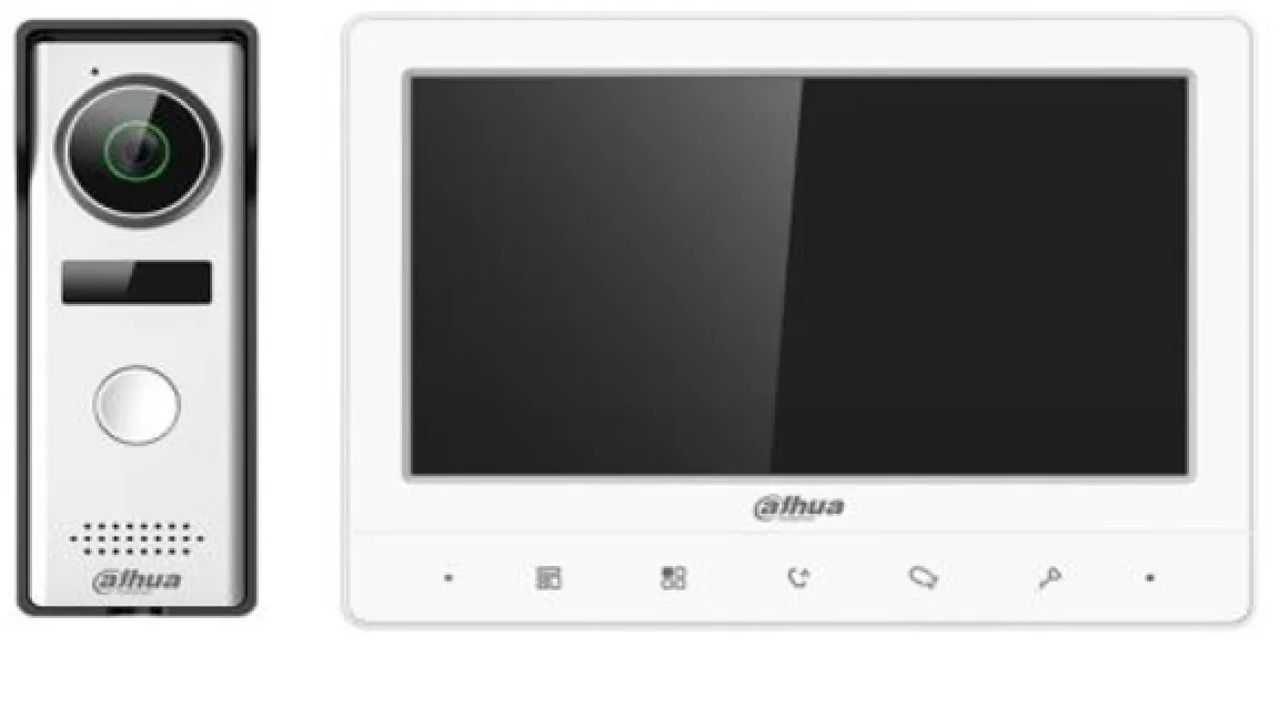Videointerfon aparent analog Dahua, 1.3 MP, ecran 4.3″ TFT, rezolutie 480