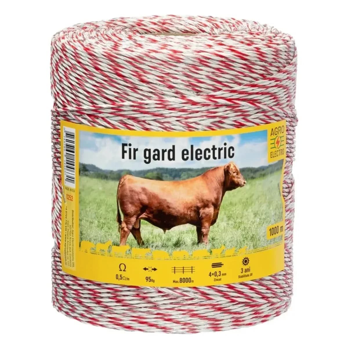 Fir gard electric 1000 m, 95 kg, 0,5 Ω/m