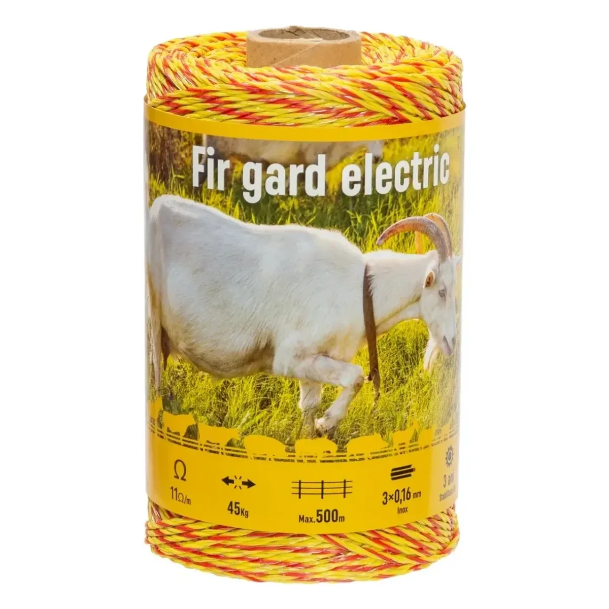 Fir gard electric 250 m, 45 kg, 11 Ω/m