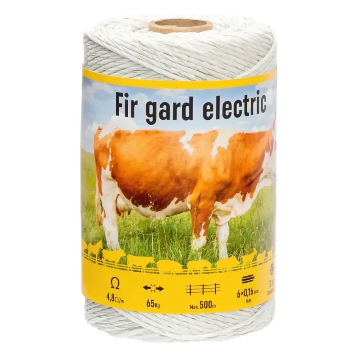 Fir gard electric 250 m, 65 kg, 4,8 Ω/m