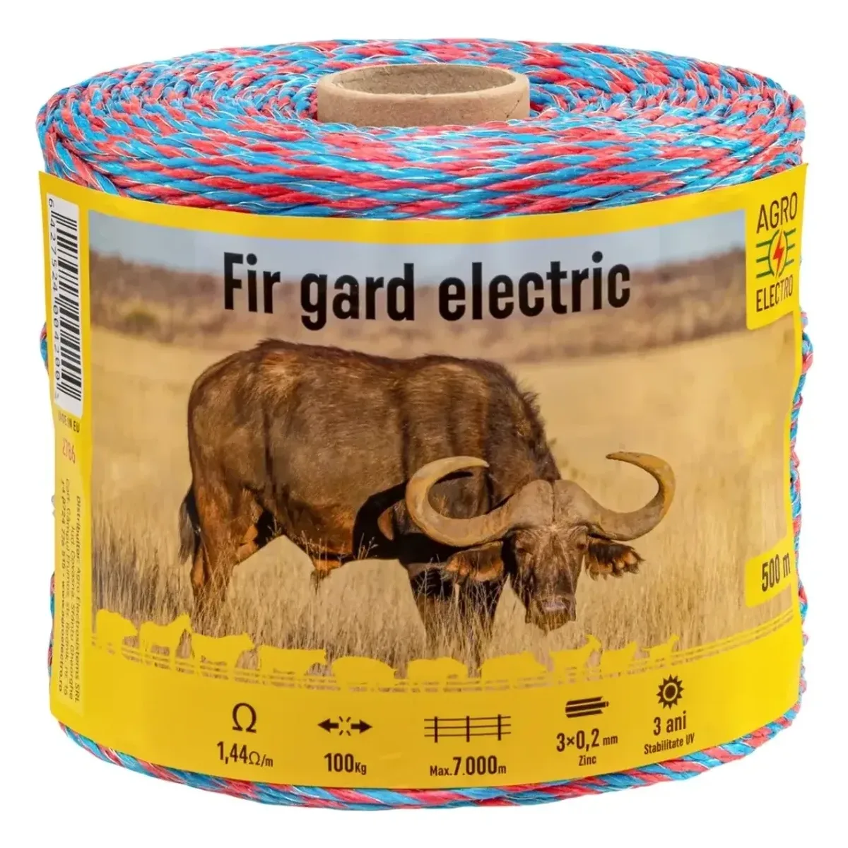 Fir gard electric 500 m, 100 kg, 1,44 Ω/m