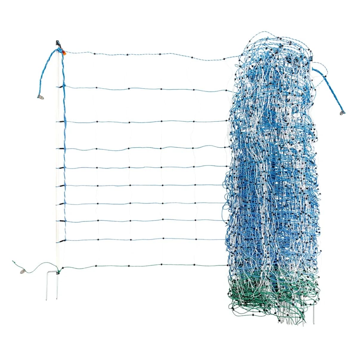 Plasă gard electric Ovinet Maxi 50 m × 122 cm, cu stâlpi